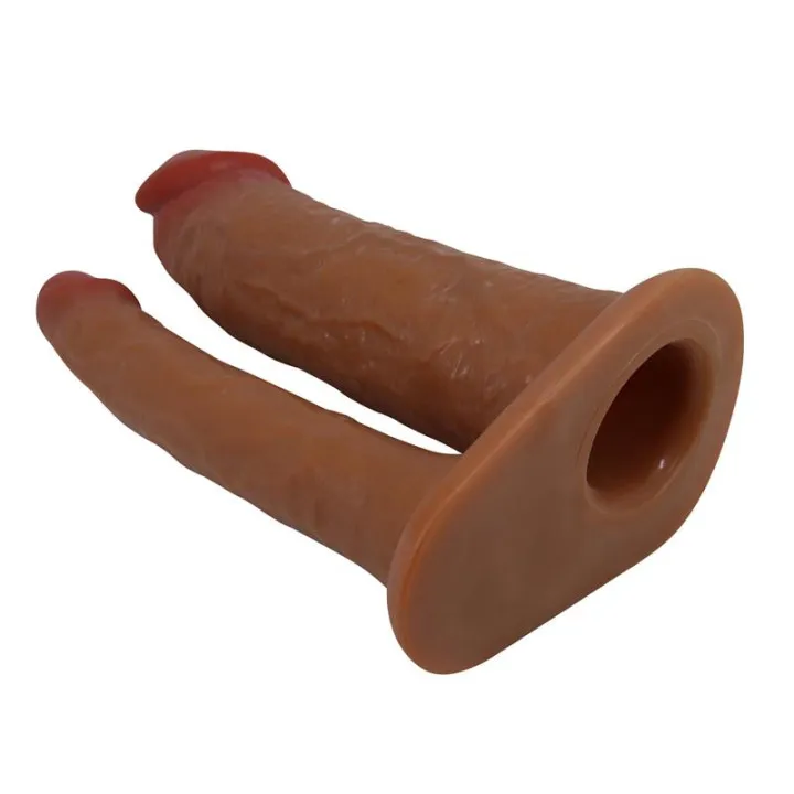 Keaven Arnés con Dildo Doble Hueco de Prettylove