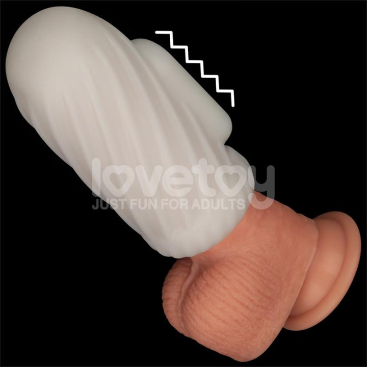 Knights Ring Funda para el Pene y Estimulador Spiral de Lovetoy | VibraZon