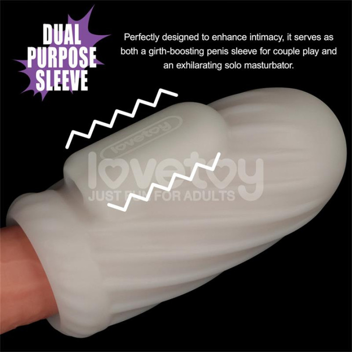 Knights Ring Funda para el Pene y Estimulador Spiral de Lovetoy | VibraZon