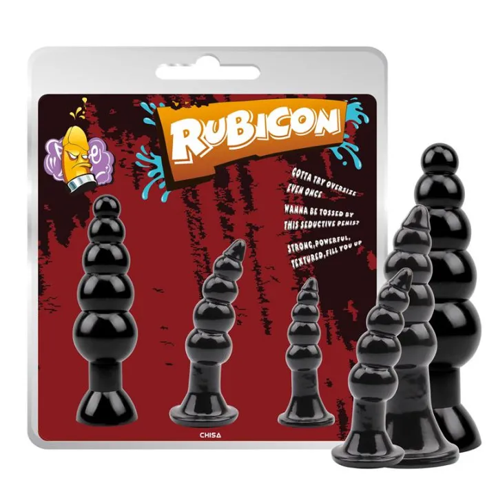 Kit 3 Plug Anal Late Night Pleasure Kit de Chisa
