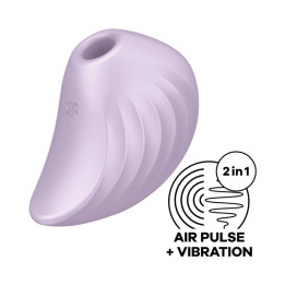 Succionador de Clítoris Pearl Driver Violet de Satisfyer | VibraZon