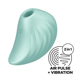 Succionador de Clítoris Pearl Driver Mint de Satisfyer | VibraZon