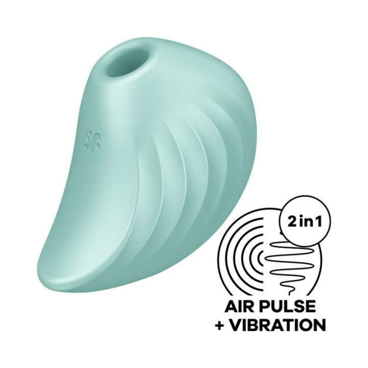 Succionador de Clítoris Pearl Driver Mint de Satisfyer | VibraZon