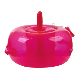 Cojín Hinchable con Dildo, Vibración y Control Remoto Ding Dong de Inflatable Fun