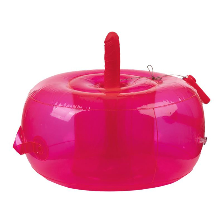 Cojín Hinchable con Dildo, Vibración y Control Remoto Ding Dong de Inflatable Fun | VibraZon