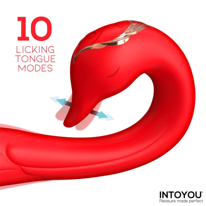 Swana Vibrador con Lengua y Ángulo Ajustable de Intoyou | VibraZon