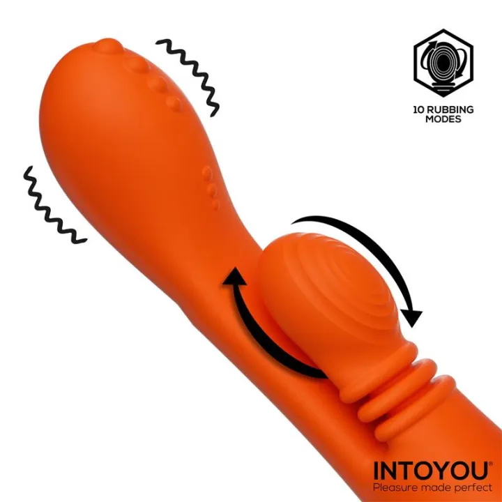 Ethan Vibrador Masaje 360º para el Punto G y Cabezales Intercambiables de Intoyou