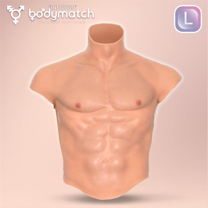 Boomax Traje Torso Masculino Hiperrealista Silicona Líquida Talla L de Bodymatch | VibraZon