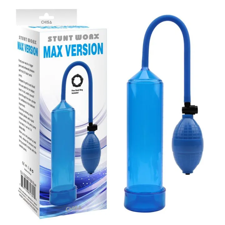 Bomba de Succion para el Pene MAX Version Azul de Chisa