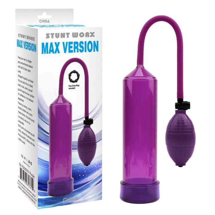 Bomba de Succión para el Pene MAX Version Purpura de Chisa