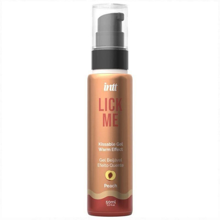Lick Me Gel Besable Sabor Melocotón Efecto Calor 50 ml de Intt | VibraZon