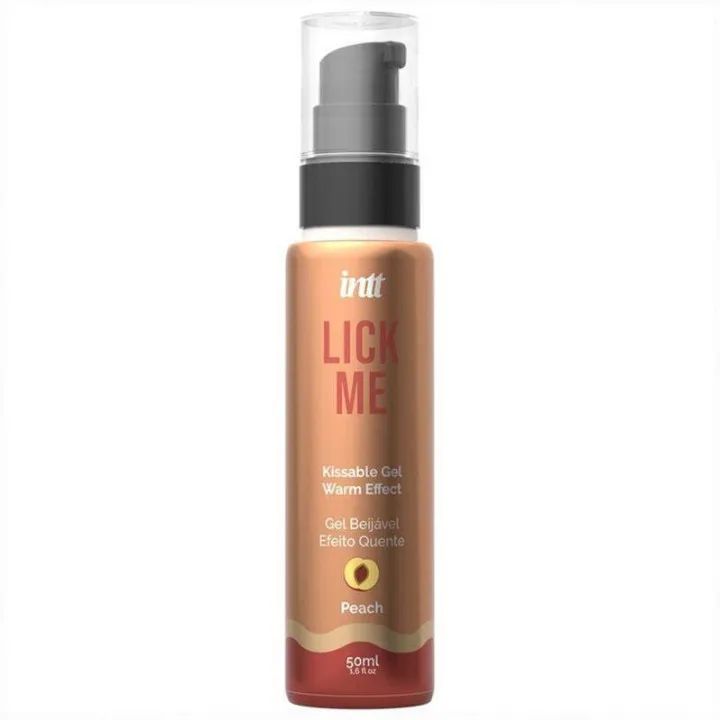 Lick Me Gel Besable Sabor Melocotón Efecto Calor 50 ml de Intt