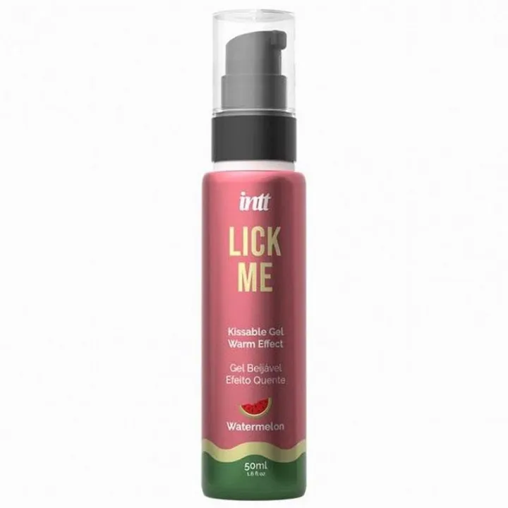 Lick Me Gel Besable Sabor Sandía Efecto Calor 50 ml de Intt