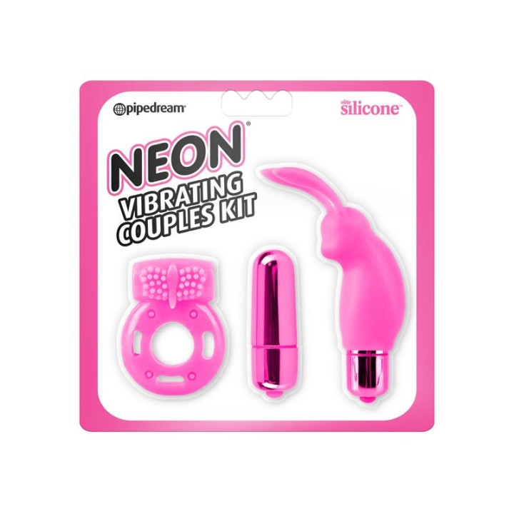 Neon Kit para Parejas Color Rosa | VibraZon