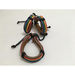 Pulsera Redonda Grande con Bandera LGBT+ de Diverty Sex | VibraZon