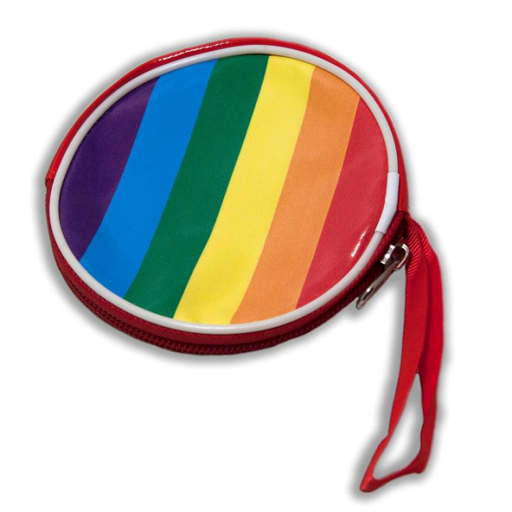 Monedero Rendondo Bandera LGBT+ de Diverty Sex | VibraZon