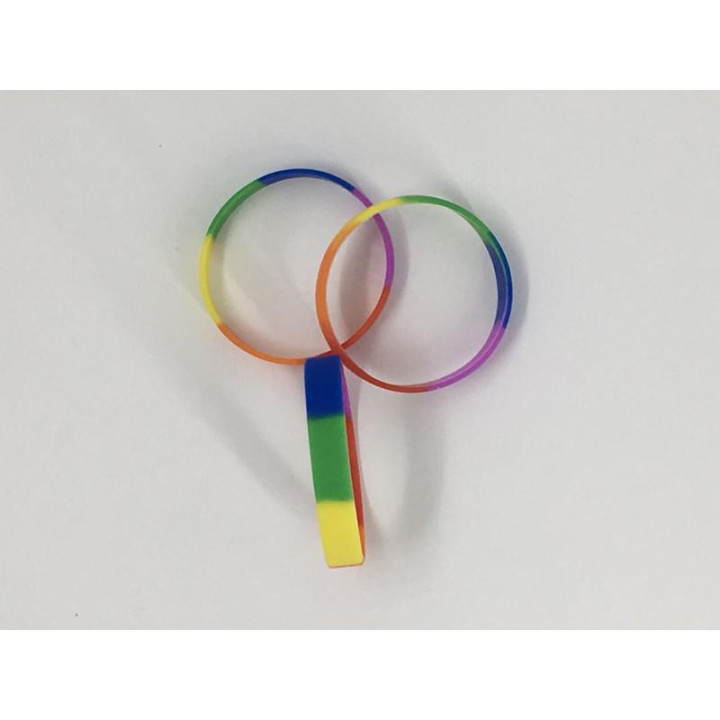 Pulsera de Silicona Bandera LGBT+ de Diverty Sex | VibraZon