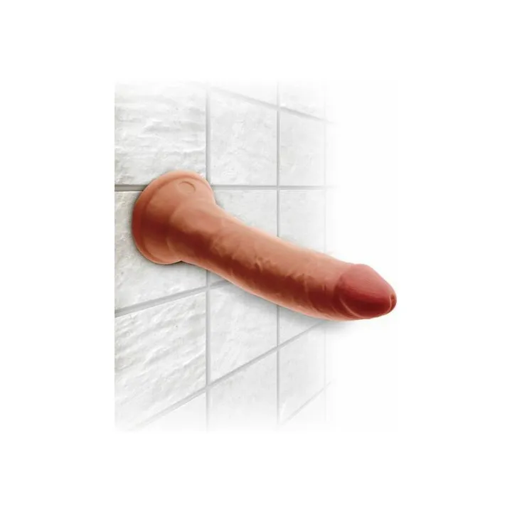 Dildo Triple Densidad 7 Caramelo de King Cock