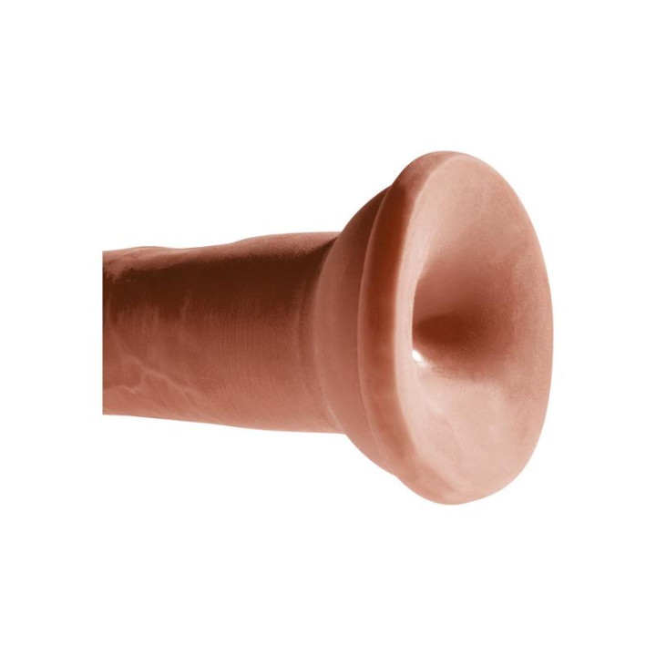 Dildo Triple Densidad 8 Bronceado de King Cock | VibraZon