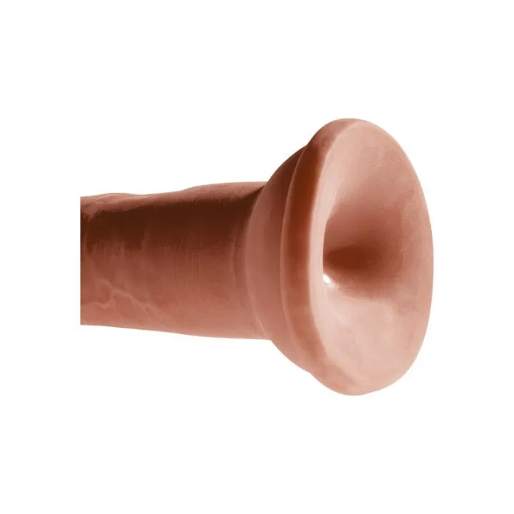 Dildo Triple Densidad 8 Bronceado de King Cock