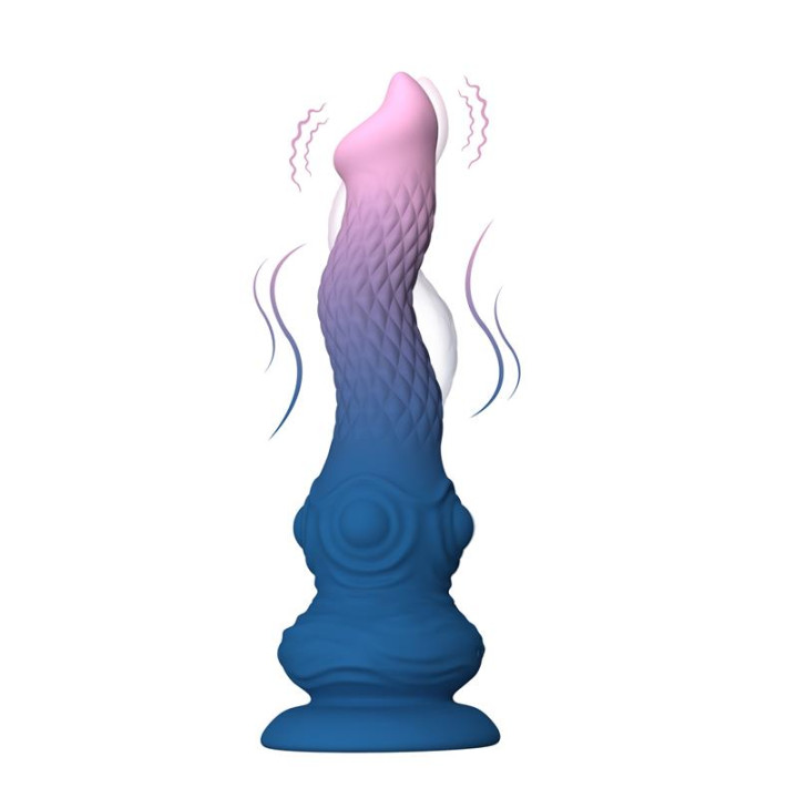 Dildo Fantasía Vibración, Oscilación y Ventosa 23.3 cm de Urban Sky | VibraZon