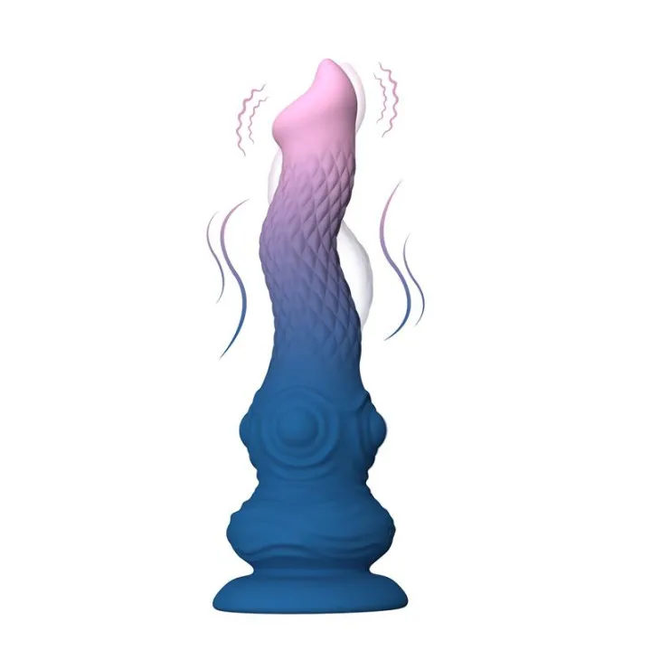 Dildo Fantasía Vibración, Oscilación y Ventosa 23.3 cm de Urban Sky
