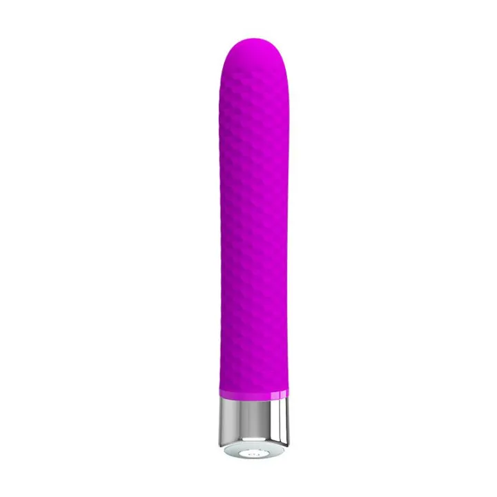 Vibrador Reginald Silicona Purpura de Prettylove