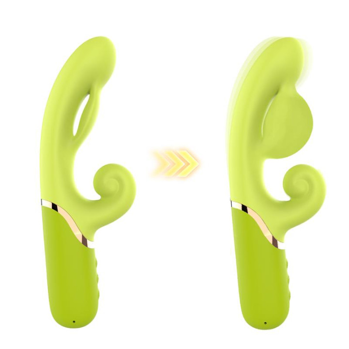 Vibrador con Función de Inflado Verde de Urban Sky | VibraZon