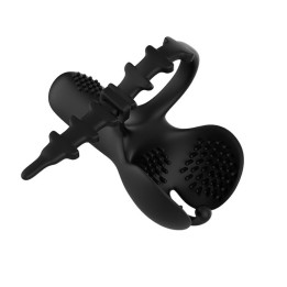 Anillo Vibrador para Pene y Testículos Ajustable de Urban Sky | VibraZon