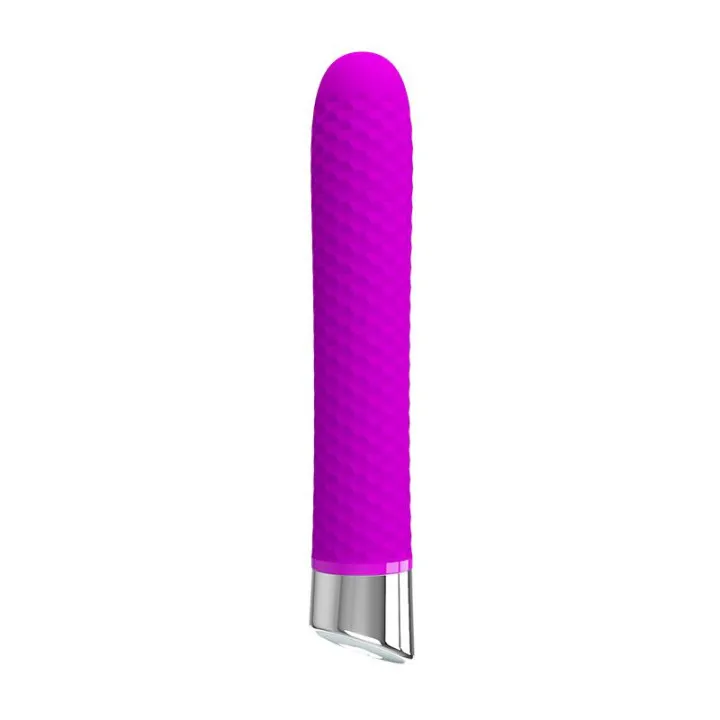 Vibrador Reginald Silicona Purpura de Prettylove