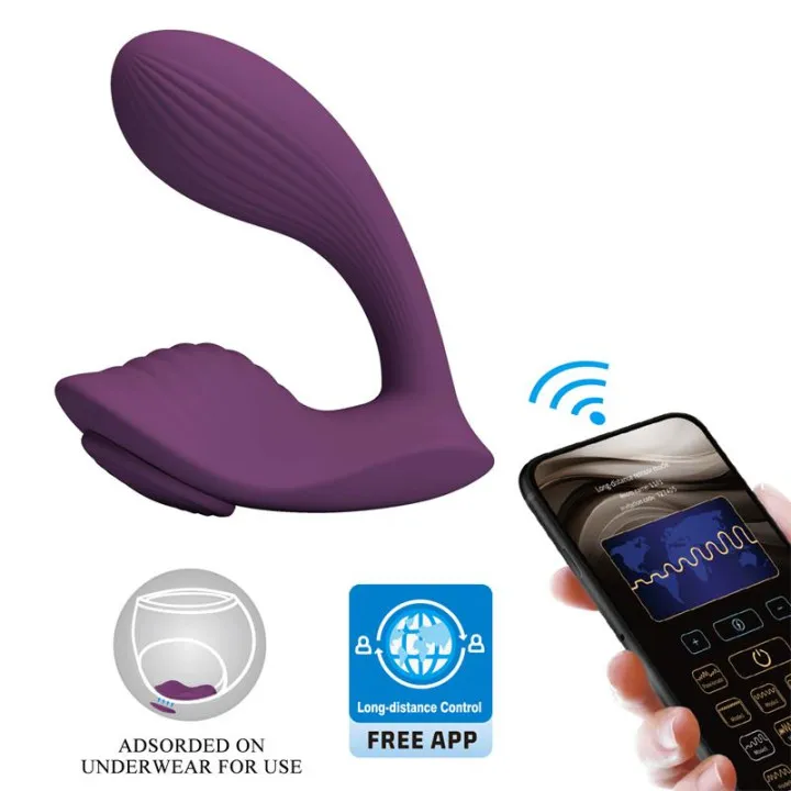 Franz Vibrador con Estimulador de Braguita y APP de Prettylove