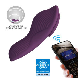 Mane Vibrador de Braguita con APP Púrpura de Prettylove | VibraZon