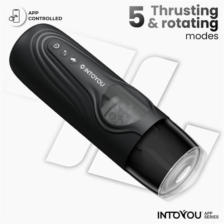 Egor Masturbador Masculino con Rotación y Thrusting con APP de Intoyou App Series | VibraZon