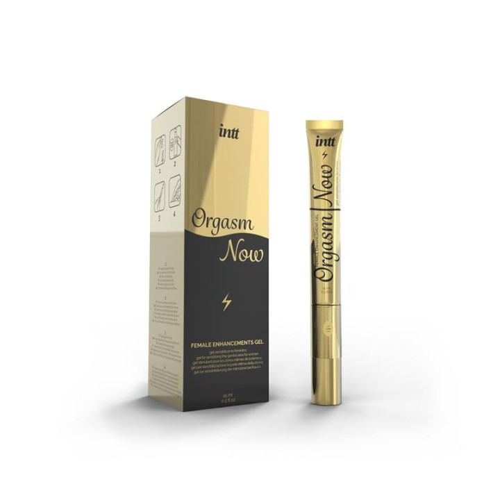 Gel Sensibilizante con Punta Vibradora Orgasm Now 15 ml de Intt | VibraZon