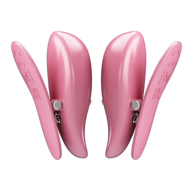 Cailey Pinzas para Pezones con Vibración y Control Remoto de Prettylove | VibraZon