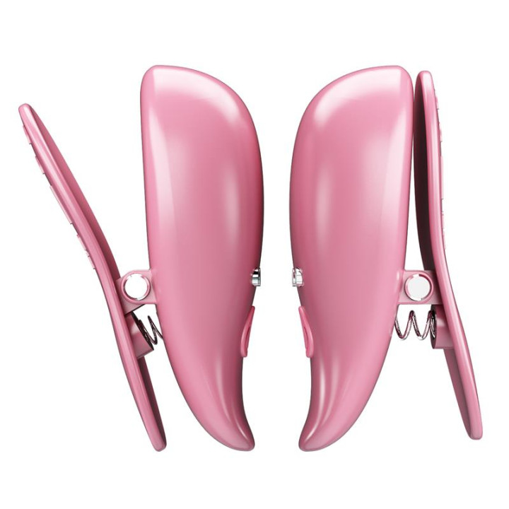 Cailey Pinzas para Pezones con Vibración y Control Remoto de Prettylove | VibraZon