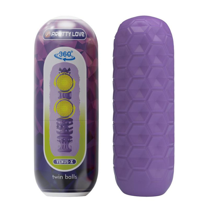 Venus X Masturbador Masculino Twin Balls de Prettylove | VibraZon