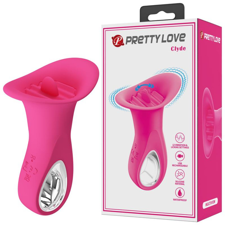 Clyde Vibrador Oral con Lengua de Prettylove | VibraZon