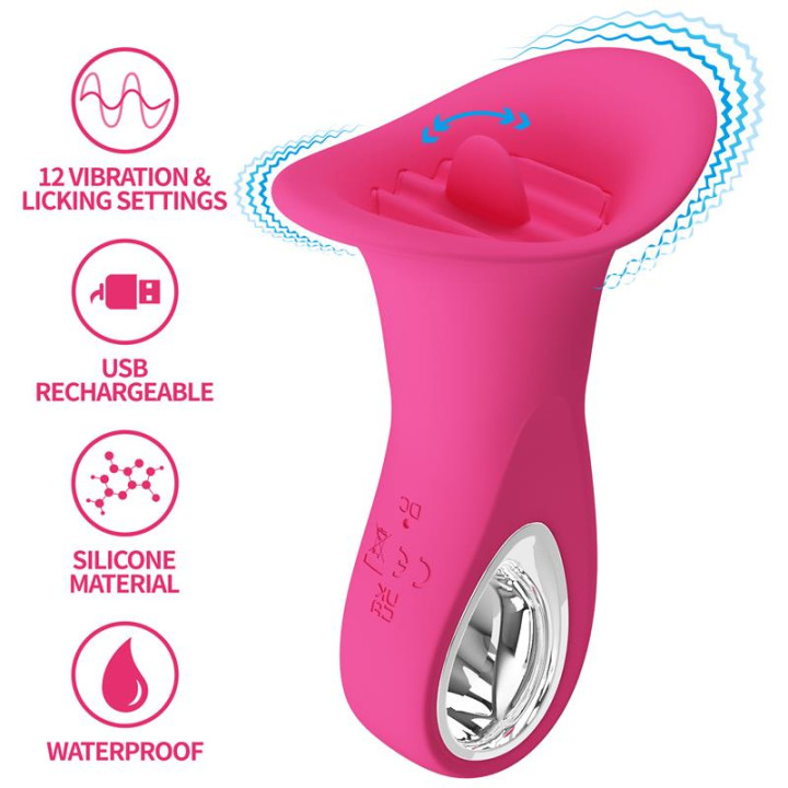 Clyde Vibrador Oral con Lengua de Prettylove | VibraZon
