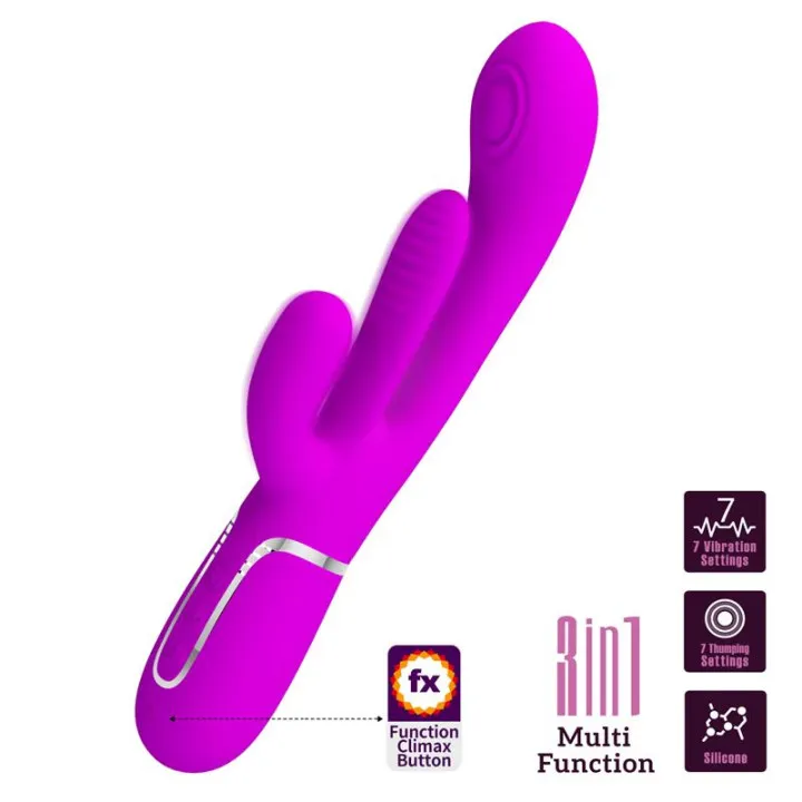 Shania Vibrador con Lengua y Thumping de Prettylove