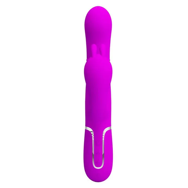 Cammy 4 in 1 Vibrador con Bolas Rotadoras y Cadena Anal de Prettylove