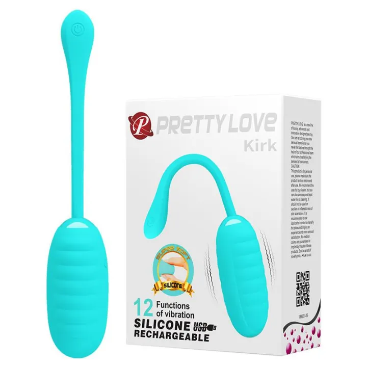 Huevo Vibrador Kirk Silicona USB de Prettylove