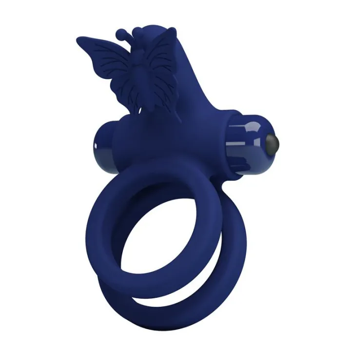 Anillo Doble para el Pene con Vibración de Prettylove
