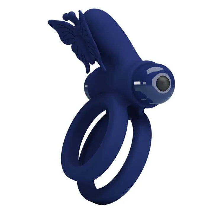 Anillo Doble para el Pene con Vibración de Prettylove