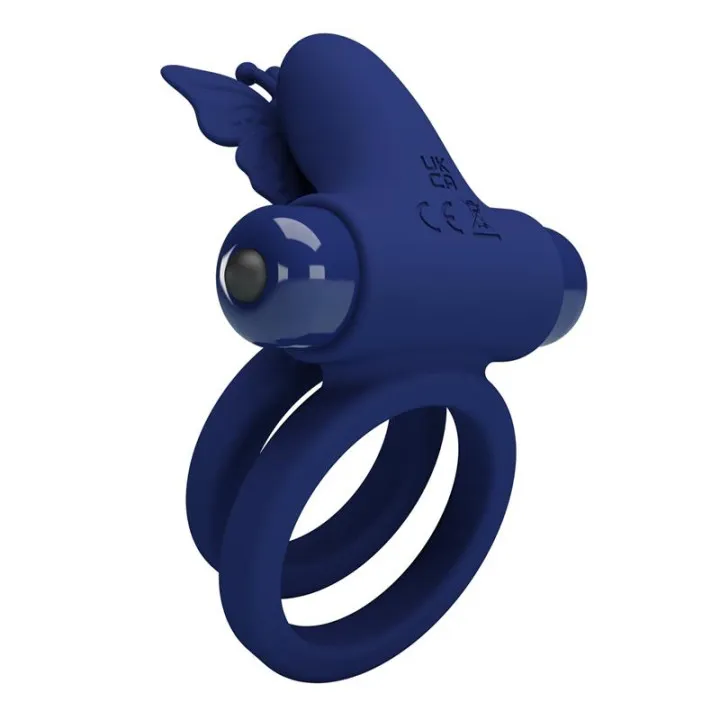 Anillo Doble para el Pene con Vibración de Prettylove