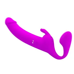 Zanini Vibrador sin Arnés Silicona de Prettylove
