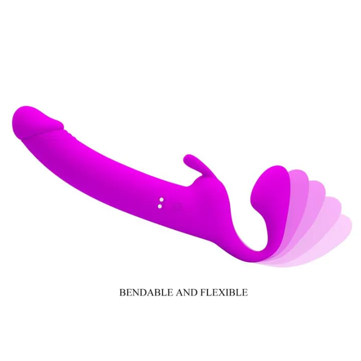Zanini Vibrador sin Arnés Silicona de Prettylove