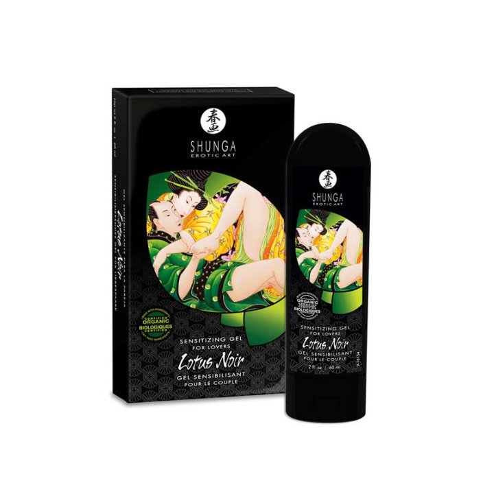 Shunga Gel Sensibilizador Lotus Noir | VibraZon
