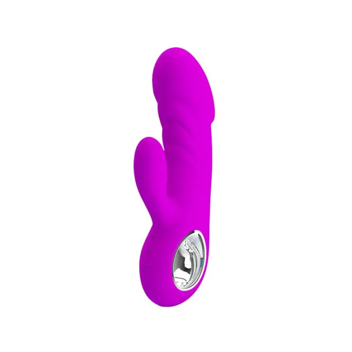 Vibrador Ansel USB Silicona Purpura de Prettylove