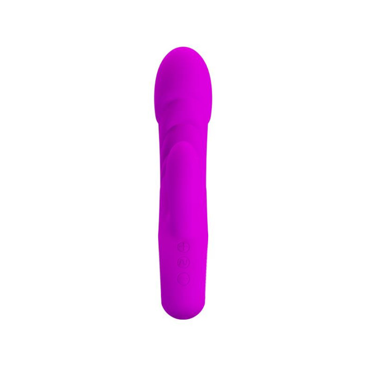 Vibrador Ansel USB Silicona Purpura de Prettylove | VibraZon
